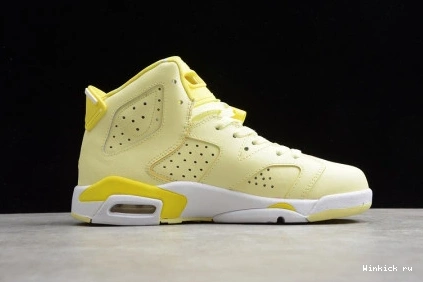 Yellow Jordan Dynamic Retro 6 Floral 0914